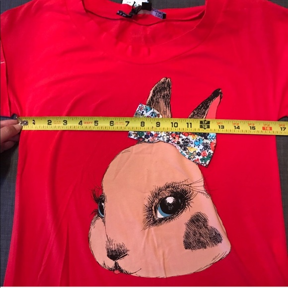 🆕 Love Moschino Bunny shirt with bow tie - Picture 2 of 5